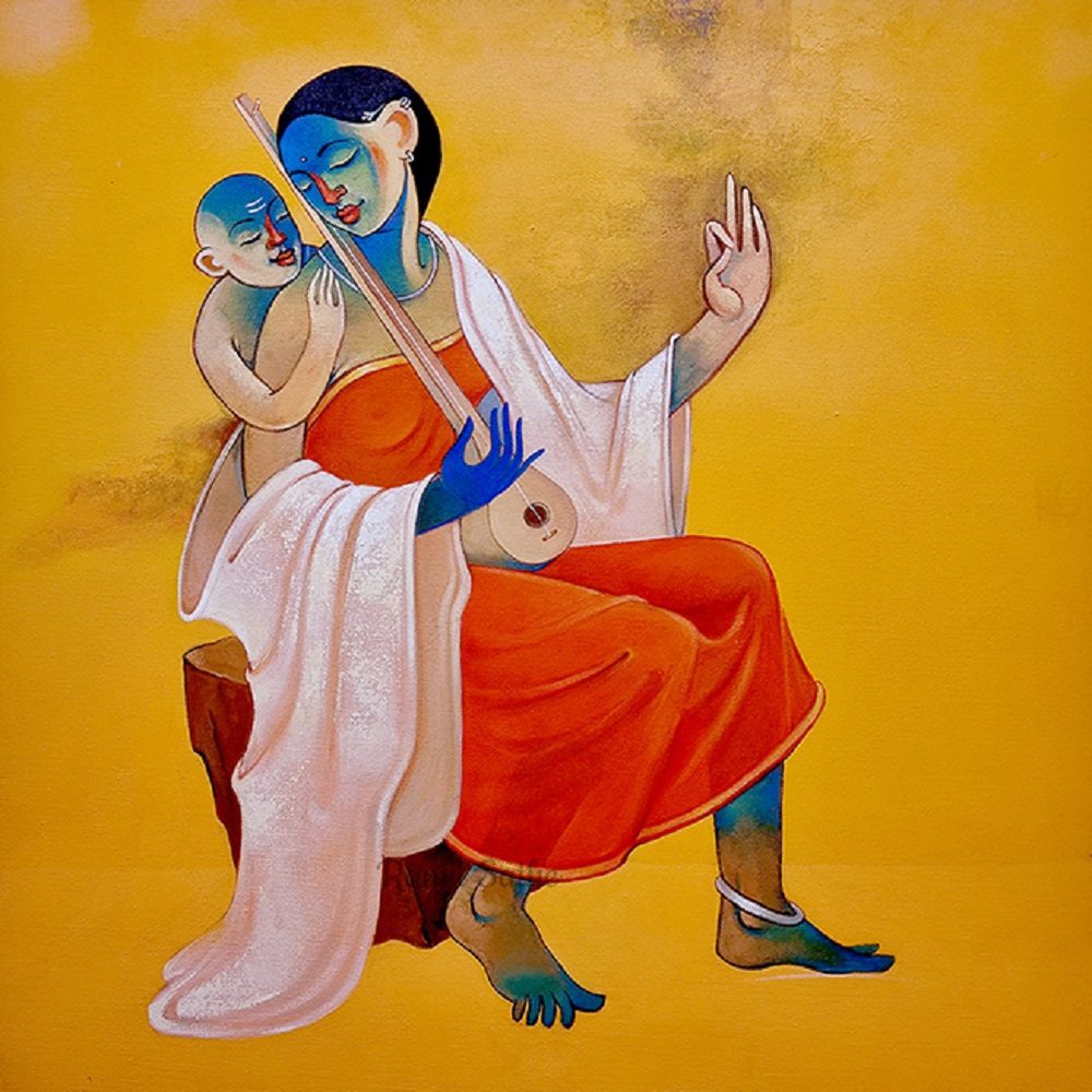 Love Bond Painting by Ranjit Sathe