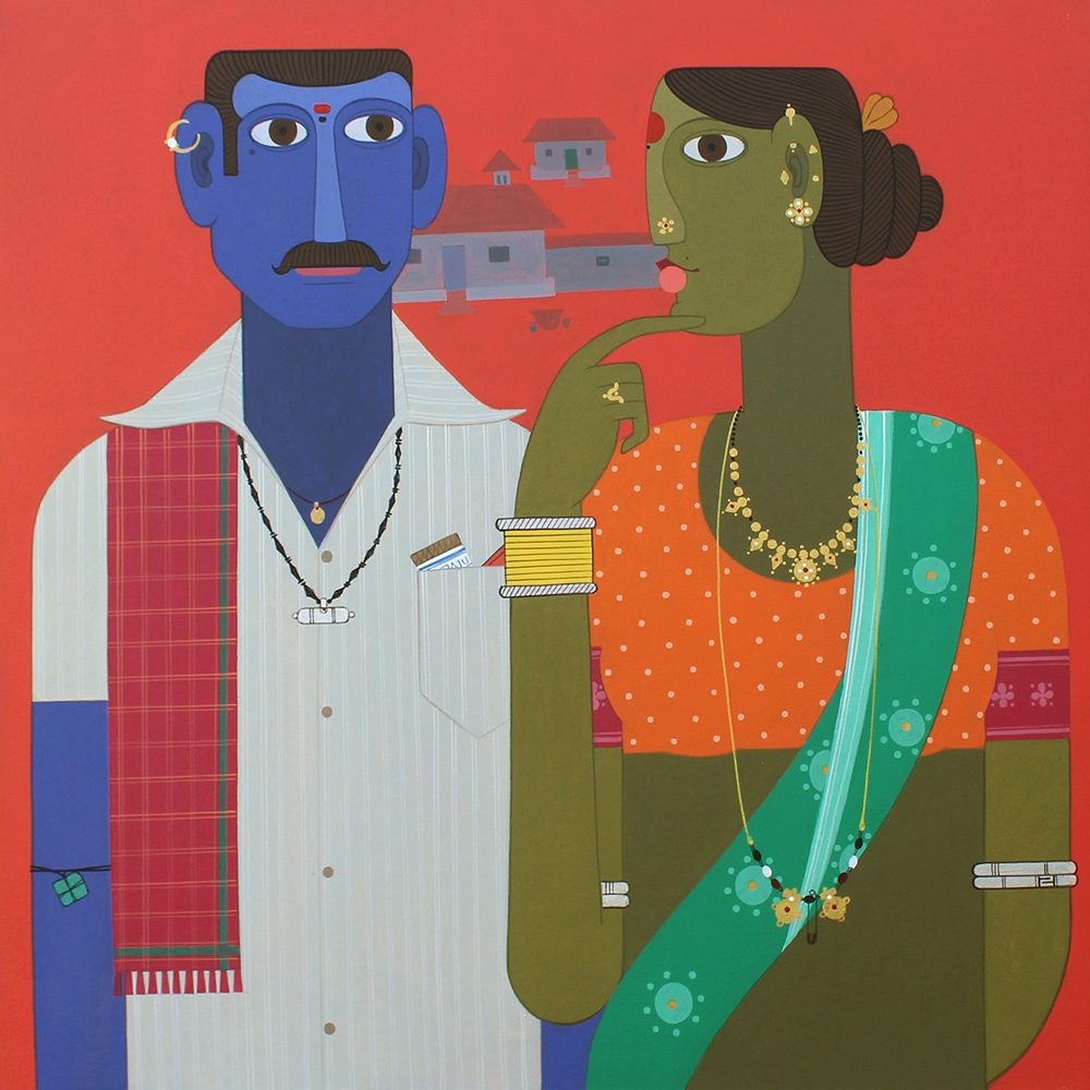 Kandi Narsimlu is a Hyderabad based artist,