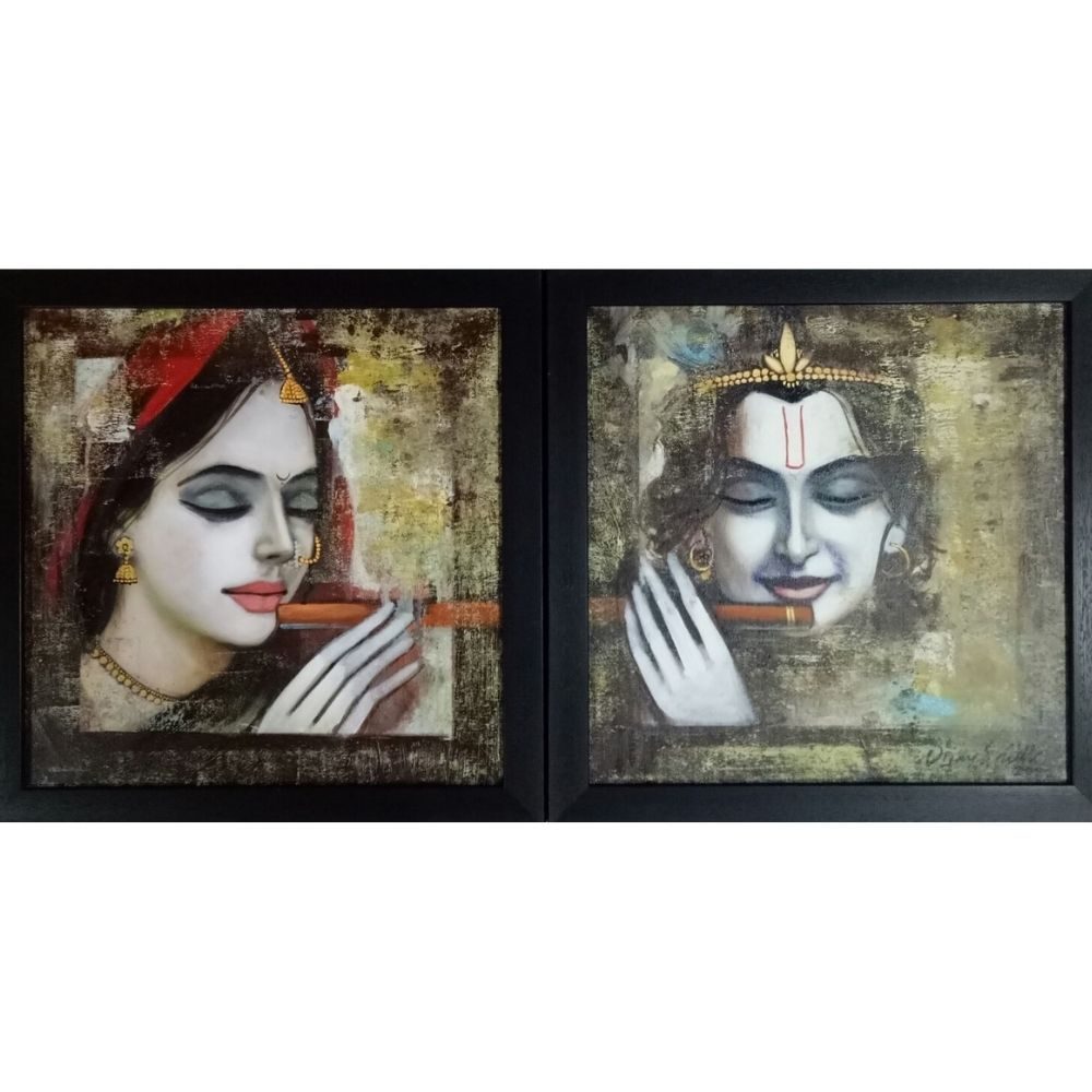 Artist Vijay Gille Painting